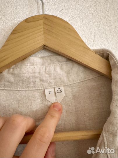 Рубашка льняная arket