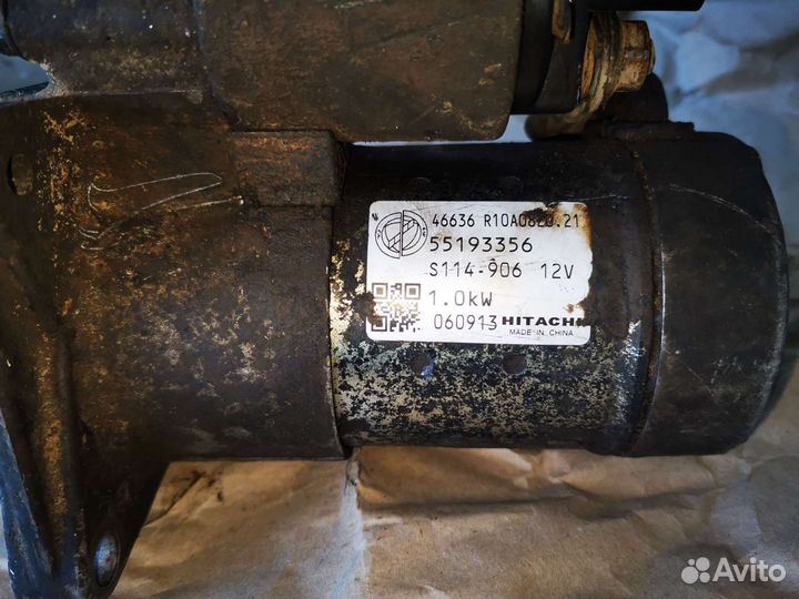 Fiat Albea стартер (Hitachi)