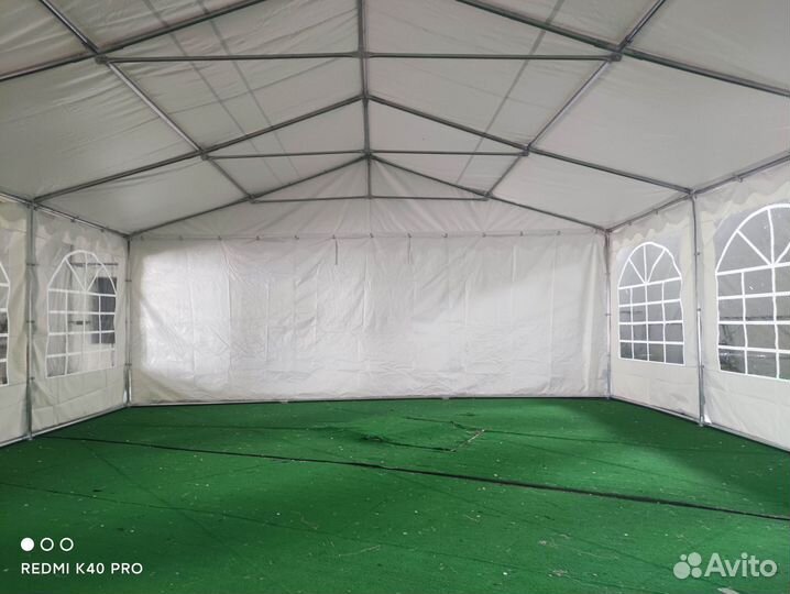 Двухскатный шатёр 6 х 6 м