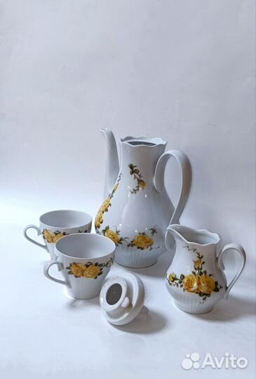 Кофейный сервиз гдр Фарфор Ilmenau (Ильменау)