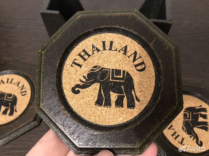 Деревянные подстаканники для бокалов и чашек