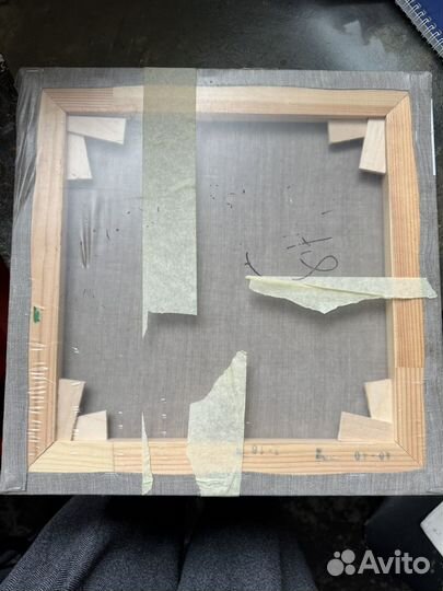 Холст новый в упаковке 40х40