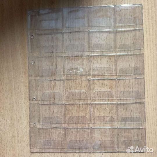 Лист для монет optima на 24 ячейки