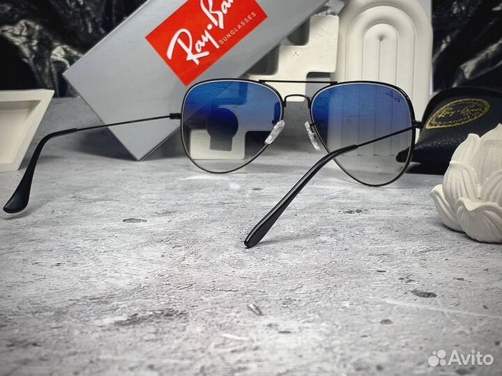 Очки Ray Ban Aviator синий