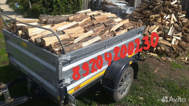 Дрова колотые, привезу в прицепе