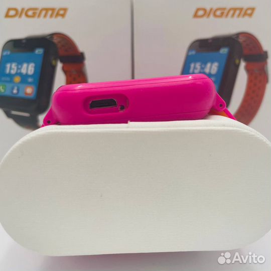 Смарт часы Digma Kid K7m Pink/Orange