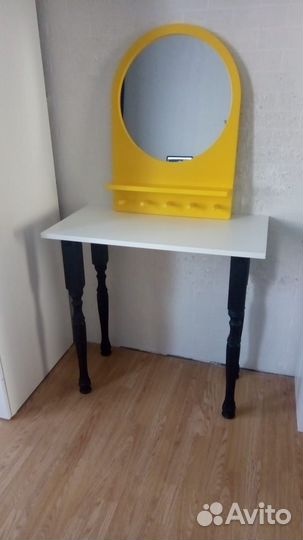 Зеркало с полкой и крючками IKEA салтрёд