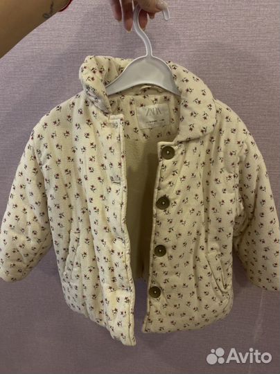 Парка для девочки zara