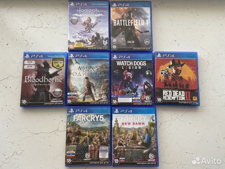 Игры для приставки ps4