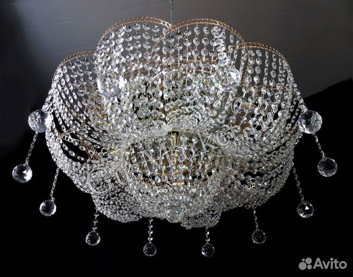 Люстра хрустальная 