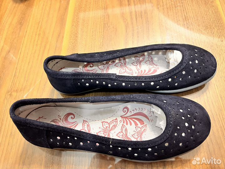 Балетки Котофей, 37 размер, натуральная замша