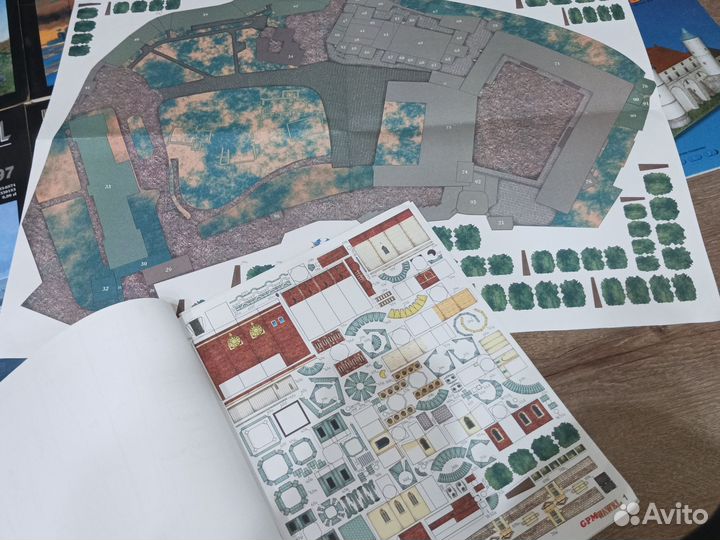 Модели из бумаги разные