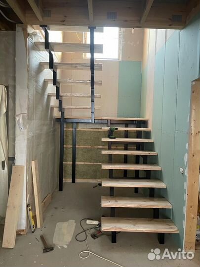 Каркас лестницы на второй этаж
