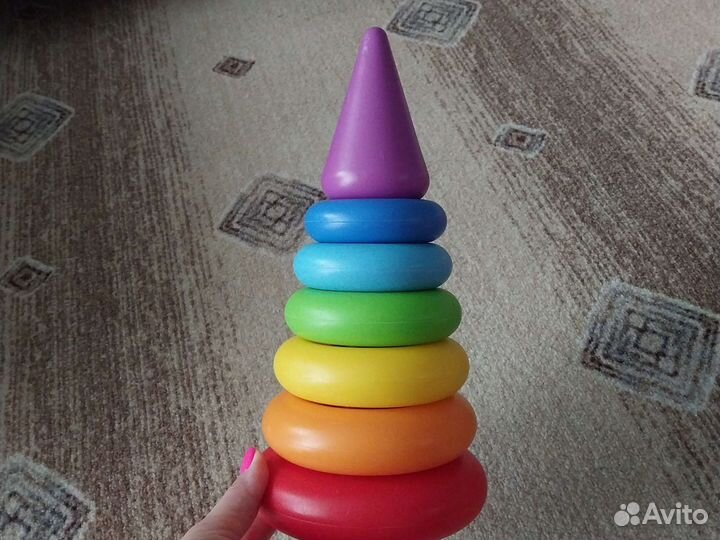 Конструктор кубики и пирамидка