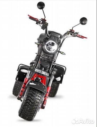 Трицикл White Siberia ikra RC 31Ah 5000W Black NEW