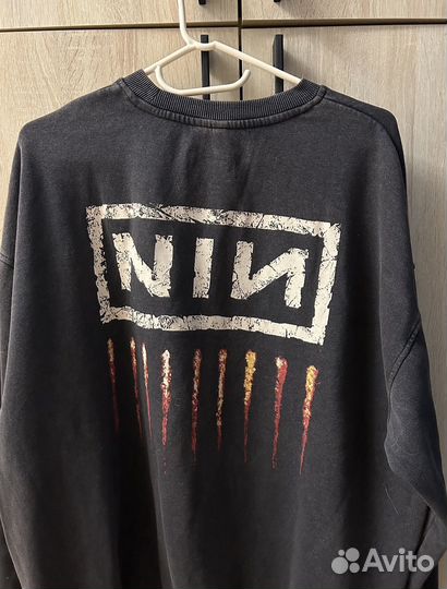 Офф мерч Nine inch nails h&m свитшот