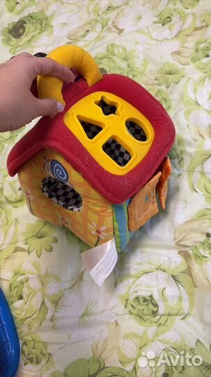 Мягкие кубики домик сортер