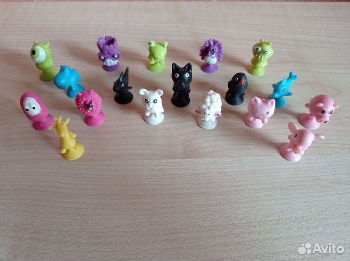 Прилипалы штучно, из разных серий