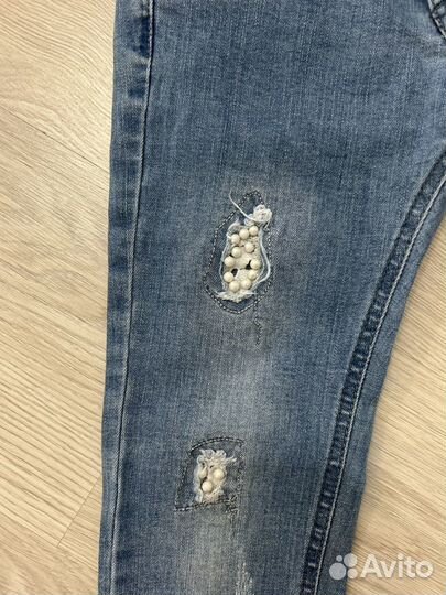 Джинсы для девочки 122