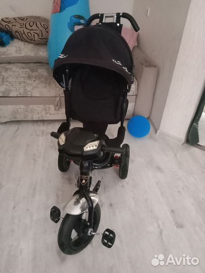 Велосипед коляска с ручкой