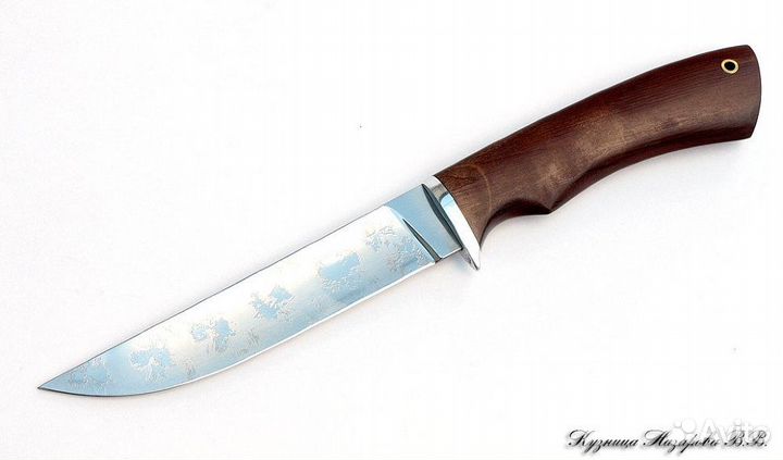 Нож Кардинал 2 D2 коричневый граб