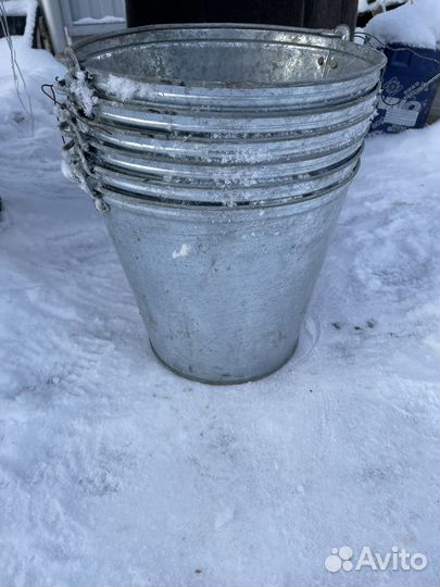 Ведро оцинкованное