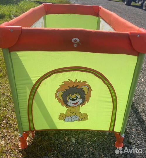 Детская кровать манеж babyton