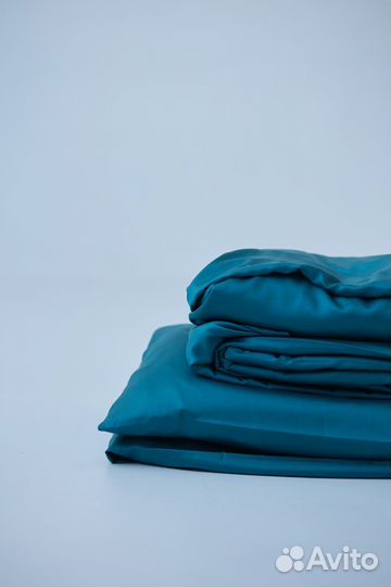 Постельное белье из эвкалипта изумрудное