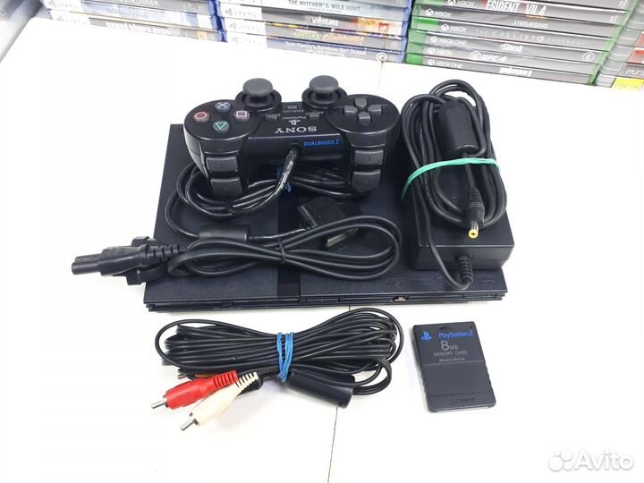 Sony Playstation 2 Slim 77008+FreeMCboot+OPL