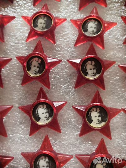 Значок «Октябрёнка» СССР пластик