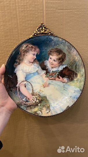 Тарелка декоративная на стену