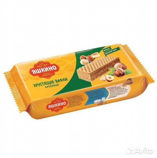 Вафли Яшкино ореховые 300 г