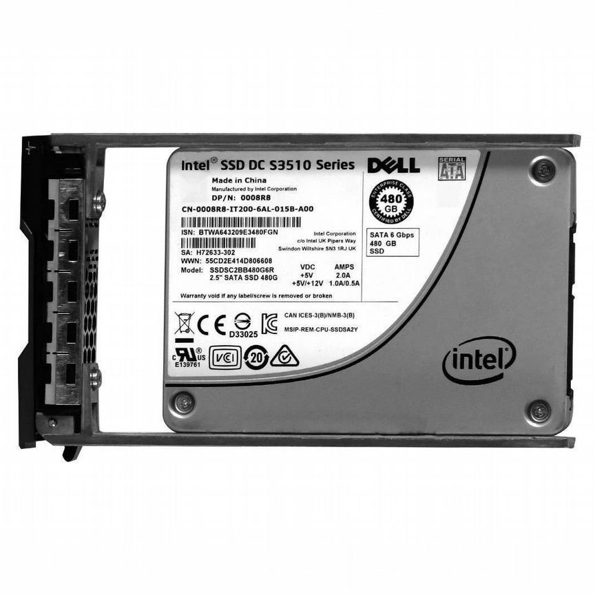 [008R8] Жесткий Диск Dell 480gb Sata3 2,5" Ssd 008r8