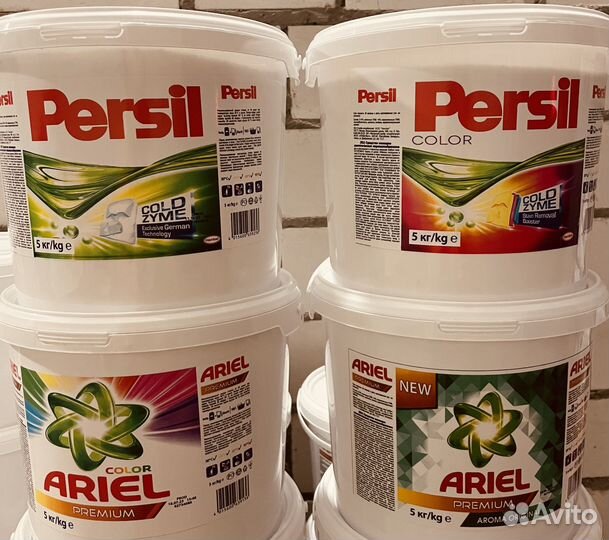 Стиральный порошок 5кг ведро Персил Ариель