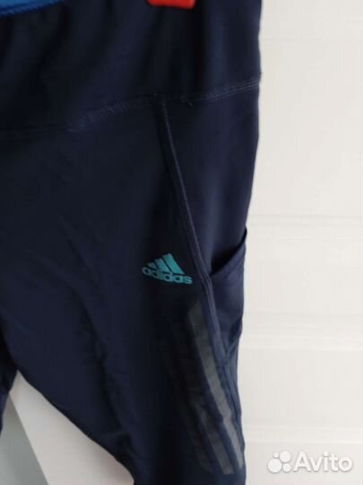 Спортивные штаны adidas синие в отличном состоянии