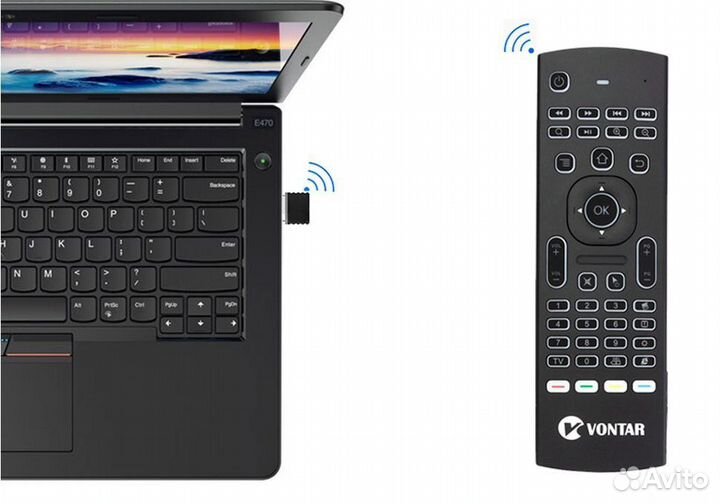 Беспроводной пульт с клавиатурой Vontar MX3 Pro