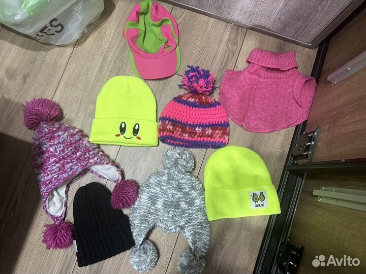 Шапка на девочку от 1 года до 3 лет