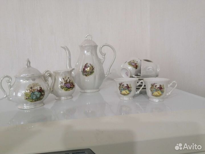 Кофейный сервис фарфор 