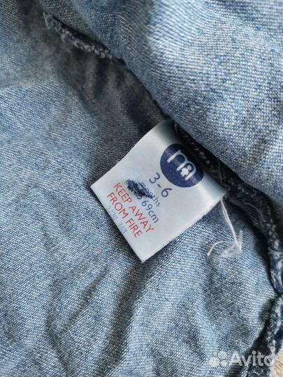 Джинсовая рубашка для малыша