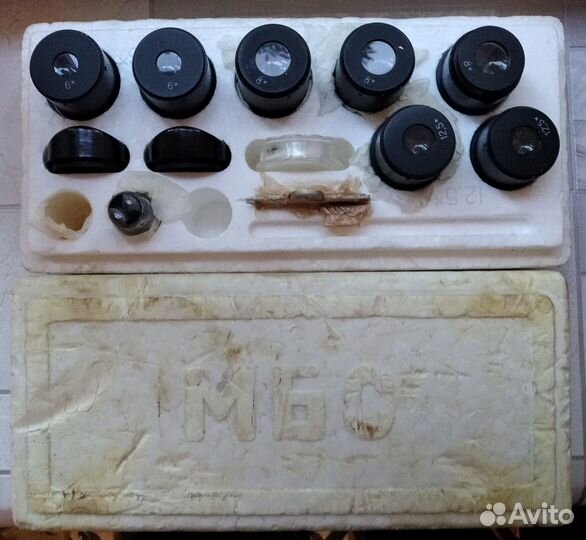 Окуляры для микроскопа мбс, СССР