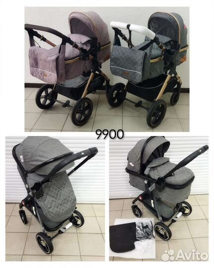 Новая коляска 3 в 1 и 2 в 1