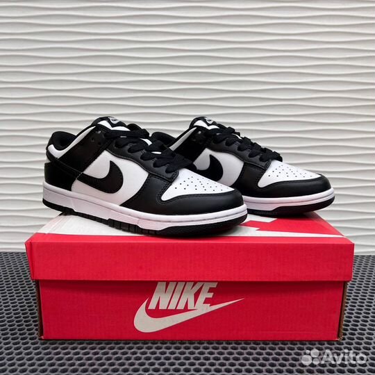 Кроссовки Nike Dunk Low Retro White Black Panda