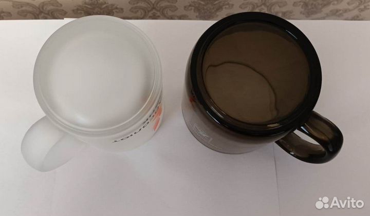 Кружки цветные стеклянные