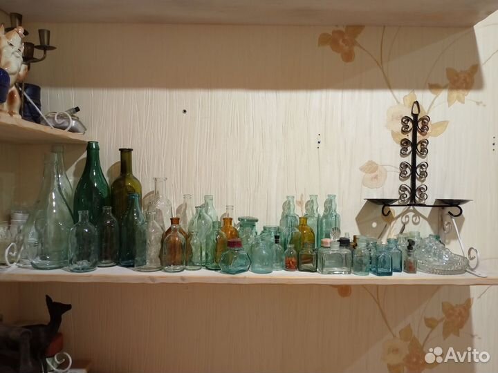 Старинные бутылки