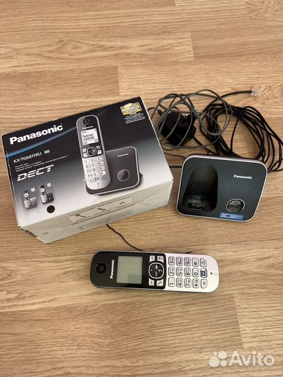 Телефон Panasonic KX-TG6811RU (dect) стационарный