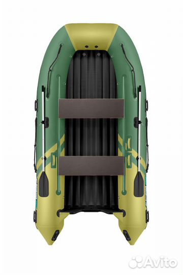 Лодка Gladiator E 420 S; зелено-оливковая
