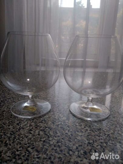 Бокалы для коньяка большие