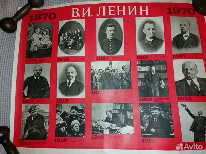 Плакаты СССР Ленин