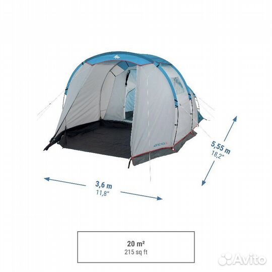 Палатка Quechua arpenaz family 4.1