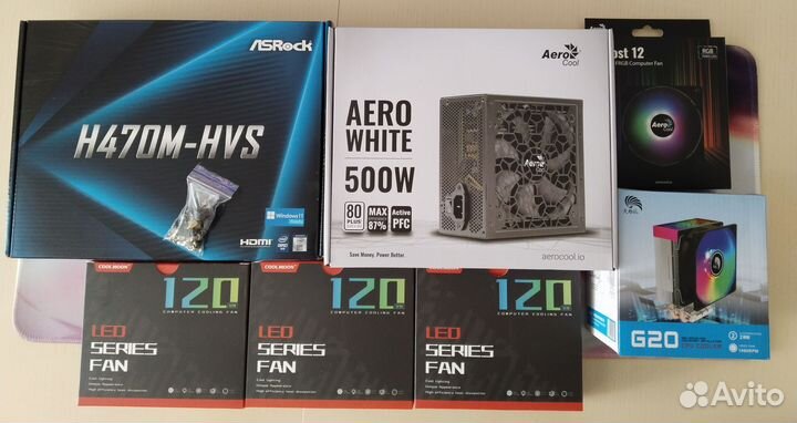 Игровой пк / intel core i3 10100F / RX580